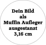 Muffin Aufleger 3,16 cm